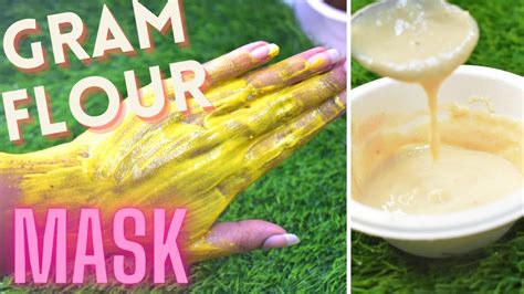 GRAM FLOUR 3 BEST GRAM FLOUR FACE MASKS FOR SKIN GLOWING YouTube