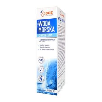 Doz Product Woda Morska Izotoniczna Spray Do Nosa Ml Aptelia Pl