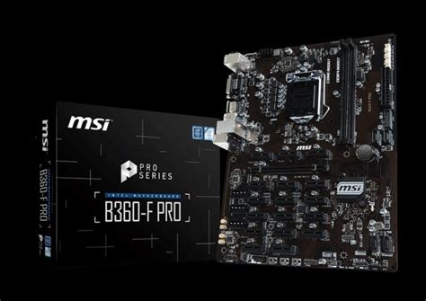 Msi B360-f Pro Atx Motherboard - S1151 8gen 2xddr4 18xpci-e 2xusb3.1 ...