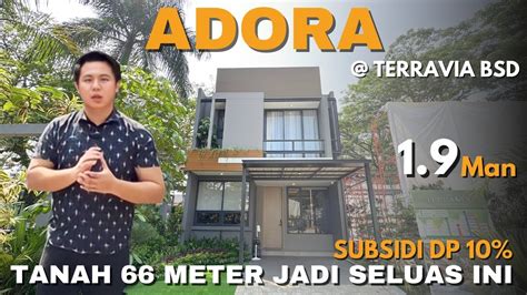 ANGSURAN 11 JTAN DI BSD DAPAT 4 KAMAR REVIEW RUMAH CLUSTER ADORA