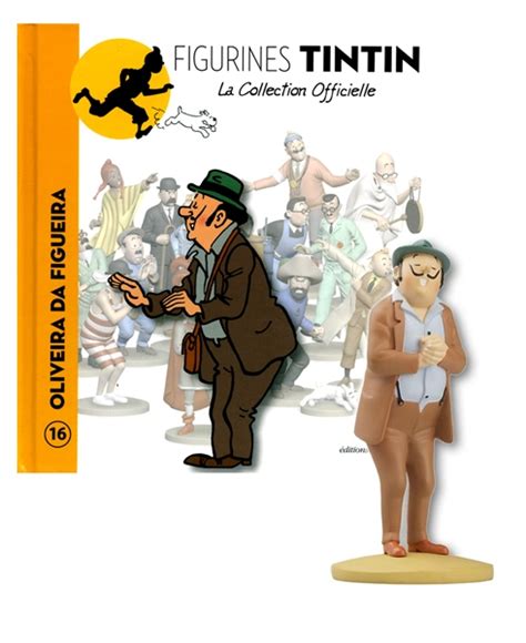 TINTIN FIGURINE DE OLIVEIRA DA FIGUEIRA LIVRET PASSEPORT 12CM