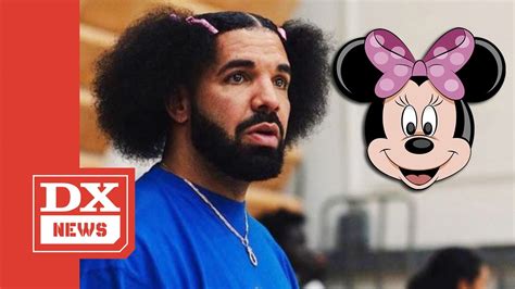 Drakes New Hairstyle Gets CLOWNED As Minnie Mouse Comparisons Roll In