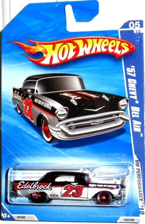 2010 Hot Wheels 1957 Chevy Bel Air Edelbrock Hw Performance Walmart