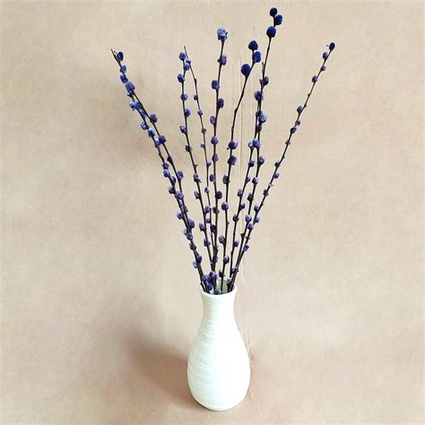 Jual Pcs Dried Pussy Willow Bunga Imlek Dekorasi Chinese New Year Decoration CNY Bunga