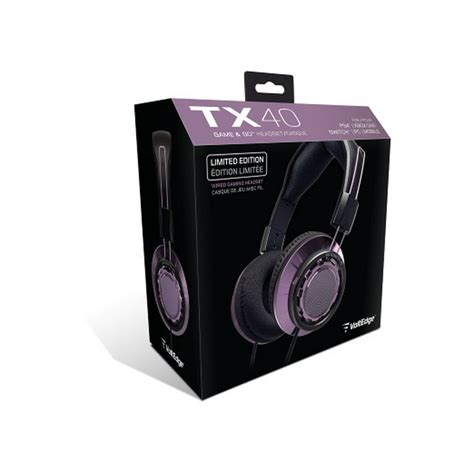 Tx40 Headset Purple Universal Fit For Xb1 Ps4 Swi Pc Limited Edition Voltedge