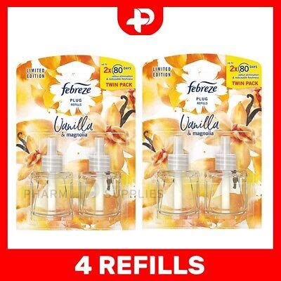 X Febreze Ambi Pur Plug In Refills Vanilla Magnolia Air Freshener