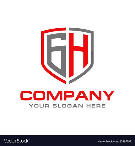 Gh logo Royalty Free Vector Image - VectorStock