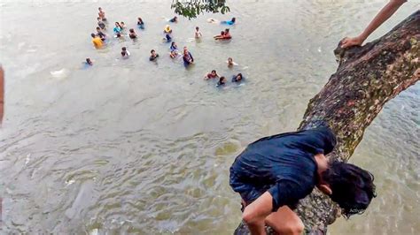 Mandi Sungai Seru Pemandian Batang Ghonge Talawi Mudiak YouTube