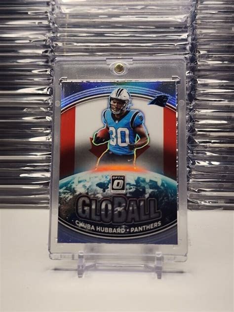 Panini Optic Holo Globall Chuba Hubbard Rookie Ebay