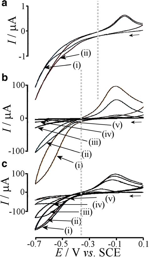 A Cyclic Voltammograms Scan Rate 50 MVs 1 For TODAQ Immobilized On