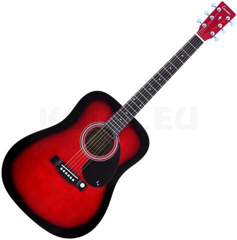 Tenson Acoustic Guitar D1 Redburst Musikhaus