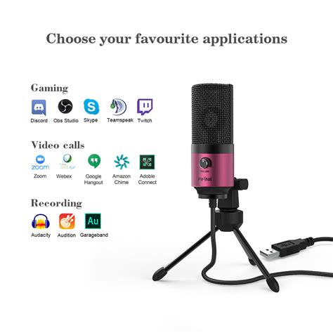 Fifine USB Microphone with Volume Control-669 | FIFINE MICROPHONE