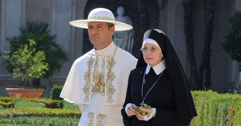 The Young Pope Diane Keaton Virgin Shirt Scene Ep 2