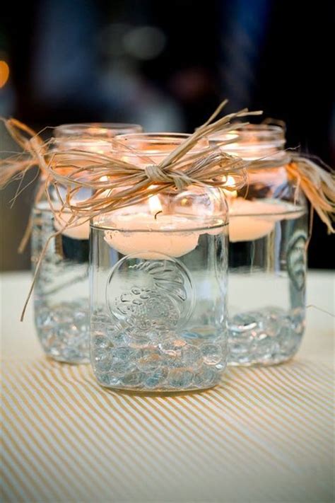 Clever Ways To Use Mason Jars At Your Wedding Candle Table