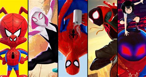 Into the Spider-Verse Posters Introduce Spider-Man's Crazy New Friends