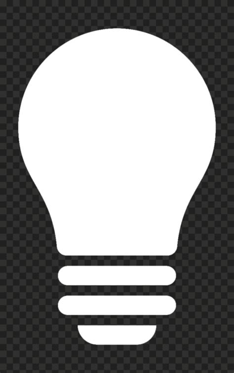 Light Bulb Icon Transparent Background