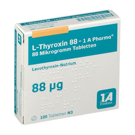 L Thyroxin 88 1A Pharma® 100 St mit dem E-Rezept kaufen - Shop Apotheke