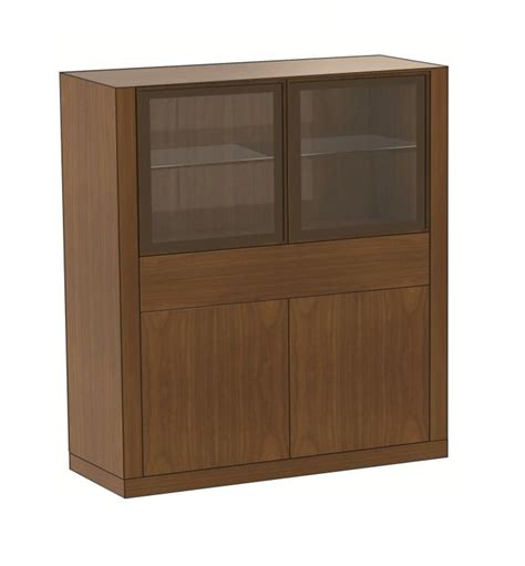 Hurtado Ados Bookcase W Doors