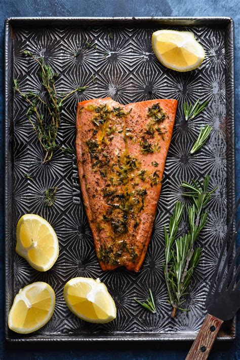 Baked Sockeye Salmon Recipe Foxes Love Lemons