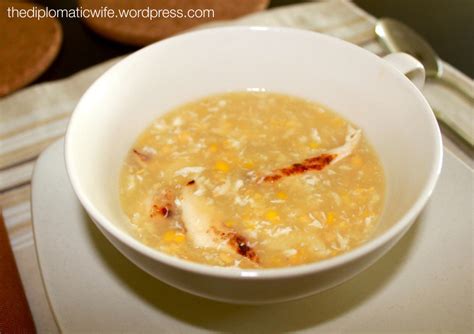 Grilled chicken and corn soup - UnDiplomatic Wife