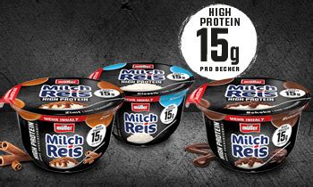 Müllermilch High Protein High Protein Himbeer Geschmack Molkerei Müller