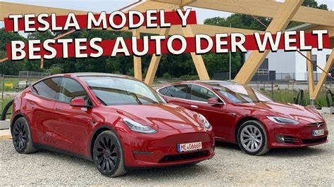 Tesla Model Y Probefahrt Test Fahrbericht Vergleich Mit Model S