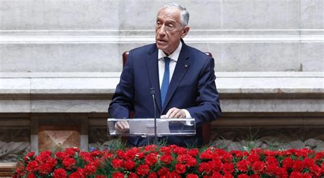 Marcelo Rebelo De Sousa Discursa Pela S Tima Vez No De Abril