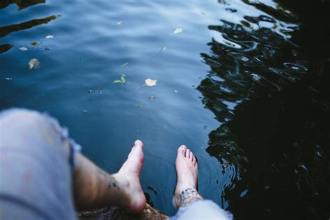 Free Images Sea Water Sunlight Wave Feet Lake River Underwater