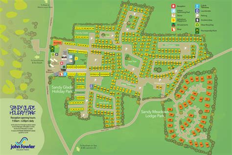 John Fowler Holiday Parks Map