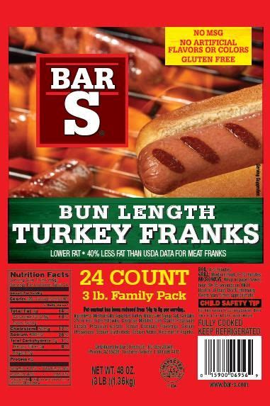 Bar S Classic Franks Bar S Foods