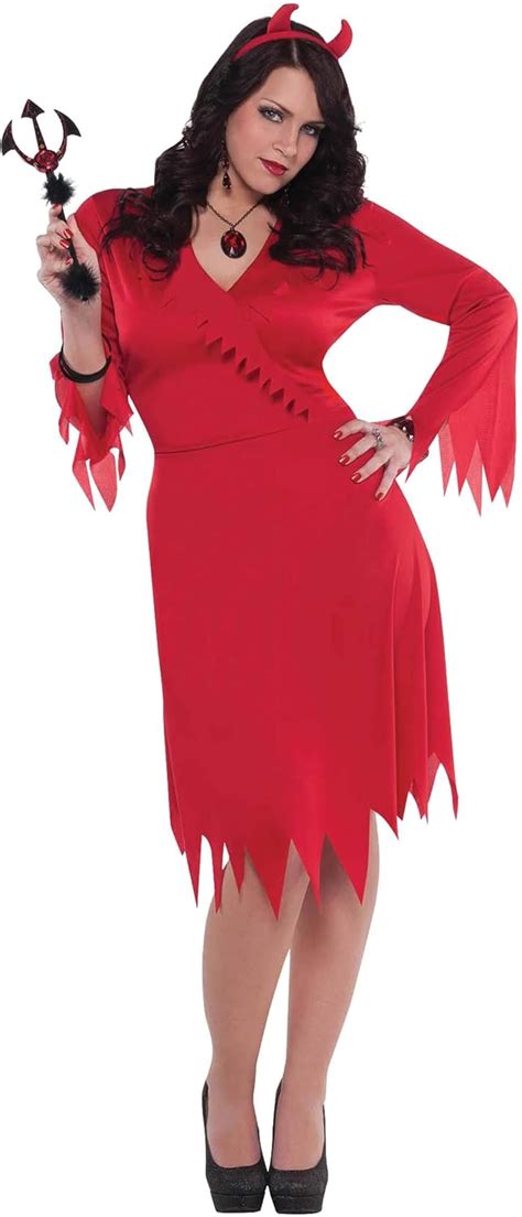 Pkt 997514 Adult Ladies Red Hot Devil Costume Extra Large Uk Toys And Games