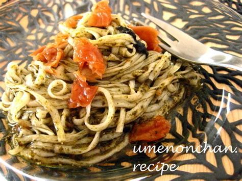 お洒落な味わい♪海苔の佃煮と梅干のパスタ風45kcal！！糖質オフ麺。° By 梅のんちゃんさん レシピブログ 料理ブログのレシピ満載！