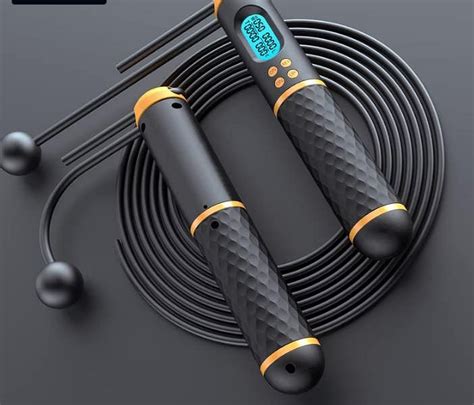 Smart Jump Rope Fitness Skipping Rope With Weight Lap Time Calorie