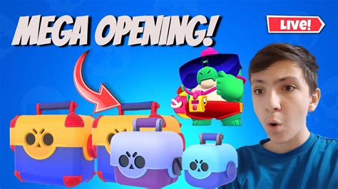 MEGA BOXEN OPENING Brawl Stars Livestream Jedes ABO Wird