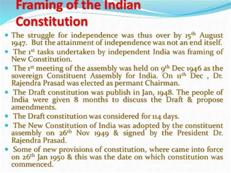 Making Of The Indian Constitution