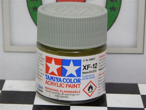 Tamiya XF 12 Flat J N GREY Acrylic Paint 23 Ml Bottle Tamiya 81312