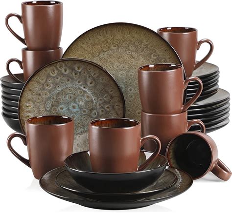 Vancasso Kitchen Dining Table Dinnerware Set Piece Stoneware Dinner