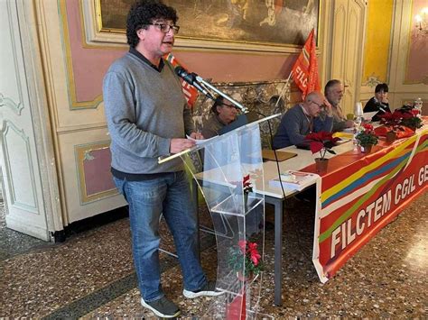 Silvano Chiantia Riconfermato Segretario Generale Filctem Cgil Genova