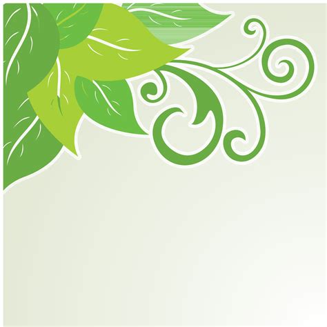 Green Leaves Decorated Background 24860263 Vector Art At Vecteezy