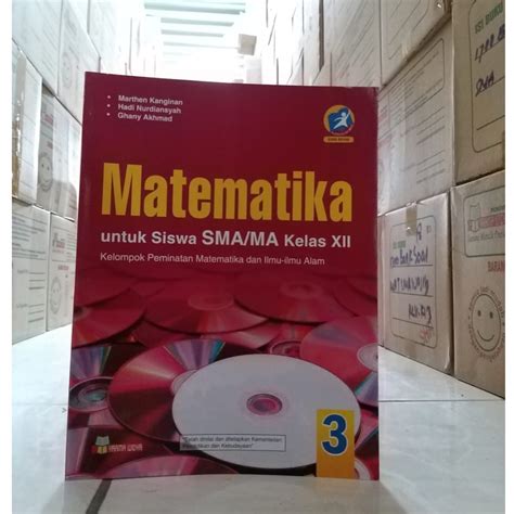 Jual Buku Matematika SMA MA XII Peminatan K 13 Edisi Revisi 2016