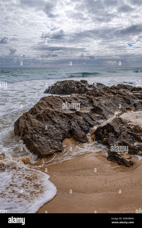 Porto Santo Beach Rock Formations Portugal Stock Photo Alamy