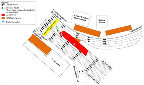 Traffic Notice Continuation Of Lane Closures And Traffic Diversions