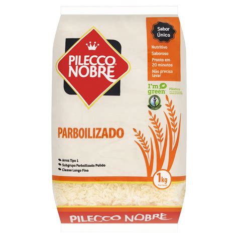 Arroz Parboilizado Tipo Pilecco Nobre Pacote Kg Super Jos