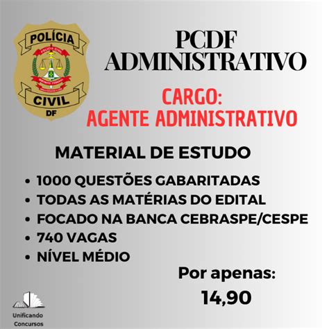 PCDF ADMINISTRATIVO CARGO ANALISTA DE APOIO ÀS ATIVIDADES POLICIAIS