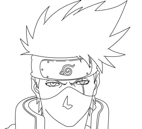 Coloriages Kakashi à imprimer Coloriages à imprimer