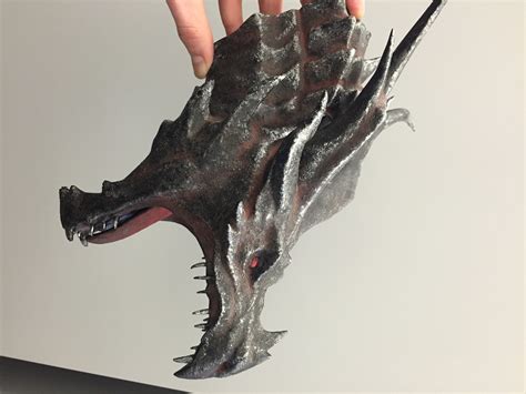 3D Printable Alduin Dragon Bust By Martin PMP