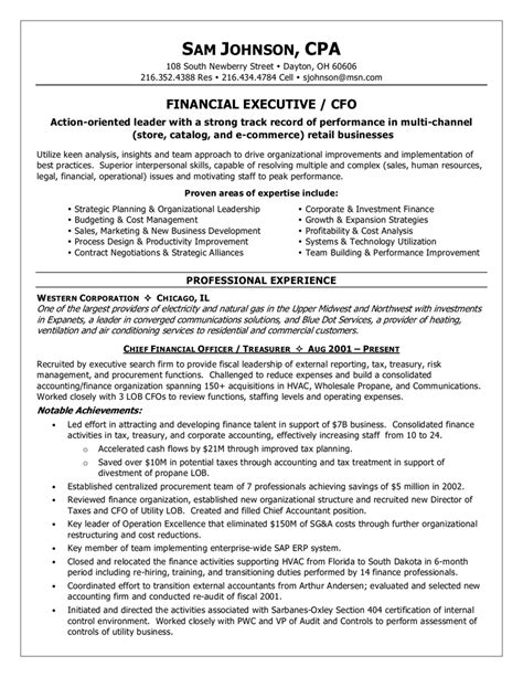 40++ Cfo resume sample word For Your Application