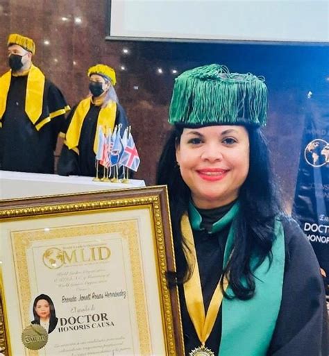 Recibe Doctorado Honoris Causa Brenda Janett Rosas Hern Ndez Openvision