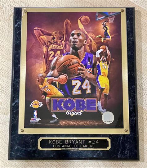 Kobe Bryant Plaque Hobbies Toys Memorabilia Collectibles Vintage