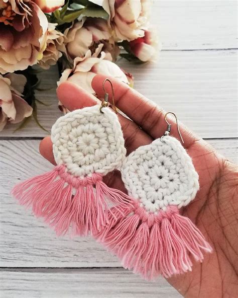 Free Crochet Earrings Pattern Pdf Patterns Blitsy